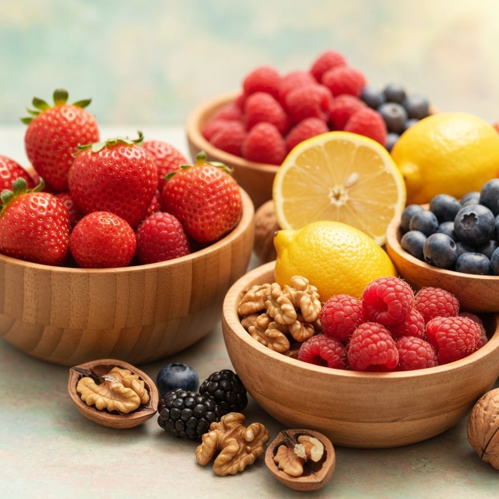 Berries and citrus fruits